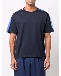 T-shirt girocollo blu scuro di Marni