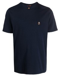 T-shirt girocollo blu scuro di Parajumpers