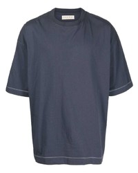 T-shirt girocollo blu scuro di Paura