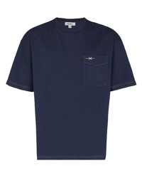 T-shirt girocollo blu scuro di Phipps