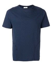 T-shirt girocollo blu scuro di Pringle Of Scotland