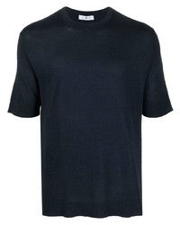 T-shirt girocollo blu scuro di PT TORINO