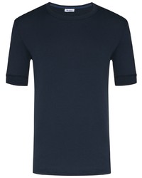 T-shirt girocollo blu scuro di Schiesser