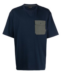 T-shirt girocollo blu scuro di SPORT b. by agnès b.