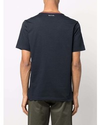 T-shirt girocollo blu scuro di Paul Smith