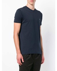 T-shirt girocollo blu scuro di Vivienne Westwood