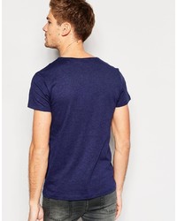 T-shirt girocollo blu scuro di Esprit