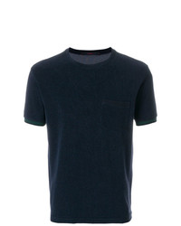 T-shirt girocollo blu scuro di The Gigi
