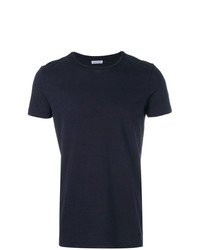 T-shirt girocollo blu scuro di Tomas Maier