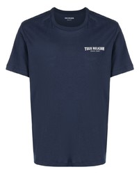 T-shirt girocollo blu scuro di True Religion