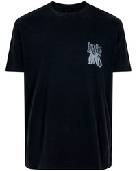 T-shirt girocollo blu scuro di Twenty Montreal