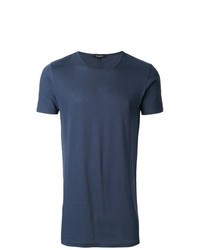 T-shirt girocollo blu scuro di Unconditional