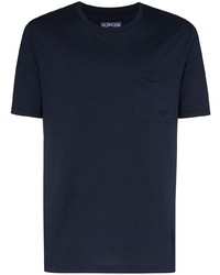 T-shirt girocollo blu scuro di Vilebrequin