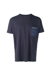 T-shirt girocollo blu scuro di VISVIM