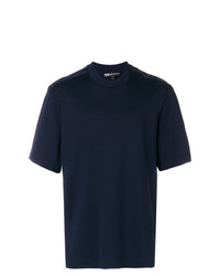 T-shirt girocollo blu scuro di Y-3