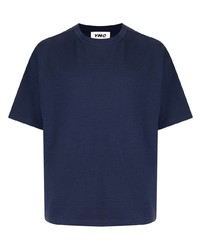 T-shirt girocollo blu scuro di YMC