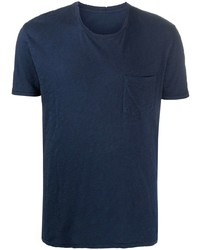 T-shirt girocollo blu scuro di Zadig & Voltaire