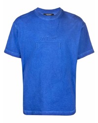 T-shirt girocollo blu di A-Cold-Wall*
