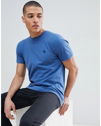 T-shirt girocollo blu di Abercrombie & Fitch