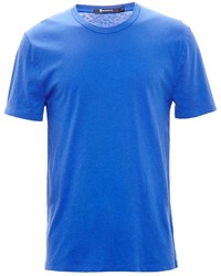 T-shirt girocollo blu di Alexander Wang