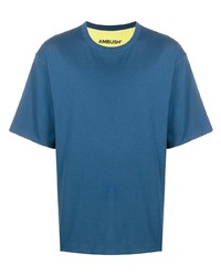 T-shirt girocollo blu di Ambush
