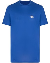 T-shirt girocollo blu di Armani Exchange