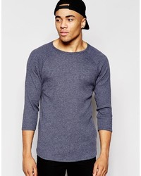 T-shirt girocollo blu di Asos