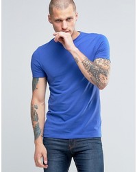 T-shirt girocollo blu di Asos