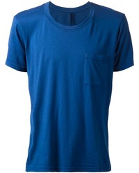T-shirt girocollo blu di Attachment