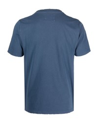T-shirt girocollo blu di AUTRY
