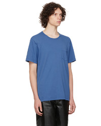T-shirt girocollo blu di Corridor