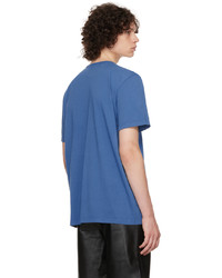 T-shirt girocollo blu di Corridor