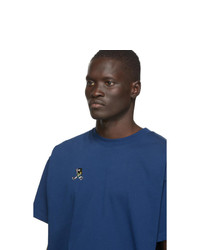 T-shirt girocollo blu di Nike