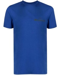 T-shirt girocollo blu di BOSS HUGO BOSS