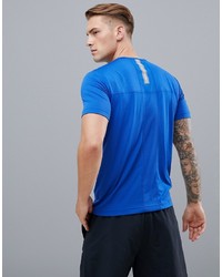 T-shirt girocollo blu di Calvin Klein Performance