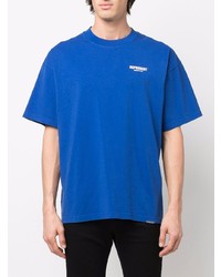 T-shirt girocollo blu di Represent