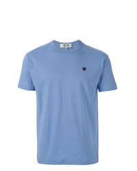 T-shirt girocollo blu di Comme Des Garcons Play