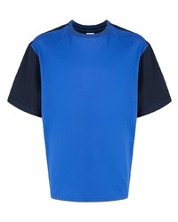 T-shirt girocollo blu di Coohem