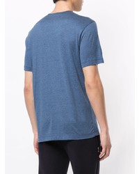 T-shirt girocollo blu di Cerruti 1881