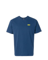 T-shirt girocollo blu di Dust
