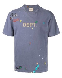 T-shirt girocollo blu di GALLERY DEPT.