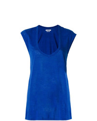 T-shirt girocollo blu di Isabel Marant Etoile