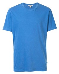 T-shirt girocollo blu di James Perse