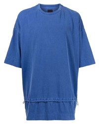 T-shirt girocollo blu di Juun.J