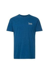 T-shirt girocollo blu di Kent & Curwen