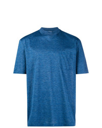 T-shirt girocollo blu di Lanvin