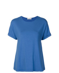T-shirt girocollo blu di Le Tricot Perugia