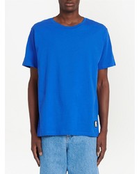 T-shirt girocollo blu di Balmain