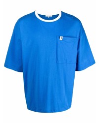 T-shirt girocollo blu di MACKINTOSH