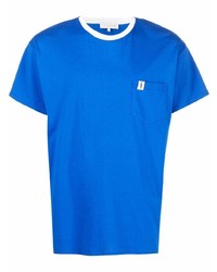 T-shirt girocollo blu di MACKINTOSH